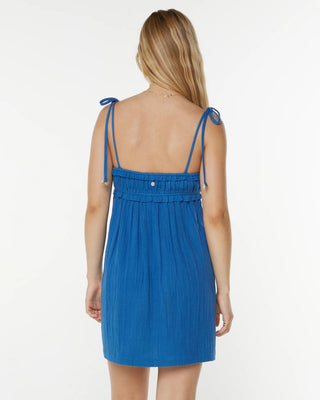 Roxy Women's Island Reverie Mini Dress - Star Sapphire Solid
