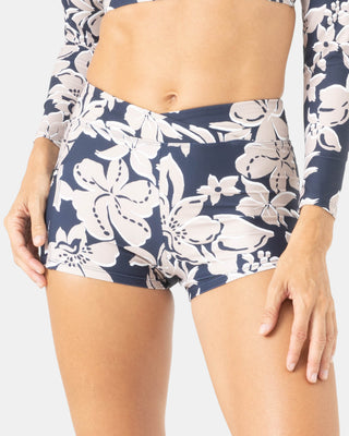 Roxy Women's Island Time V Front Swim Shorts - Mood Indigo