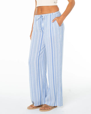 Roxy Women's Iyla Pant 2 - Cornflower Blue Coastline Stripe