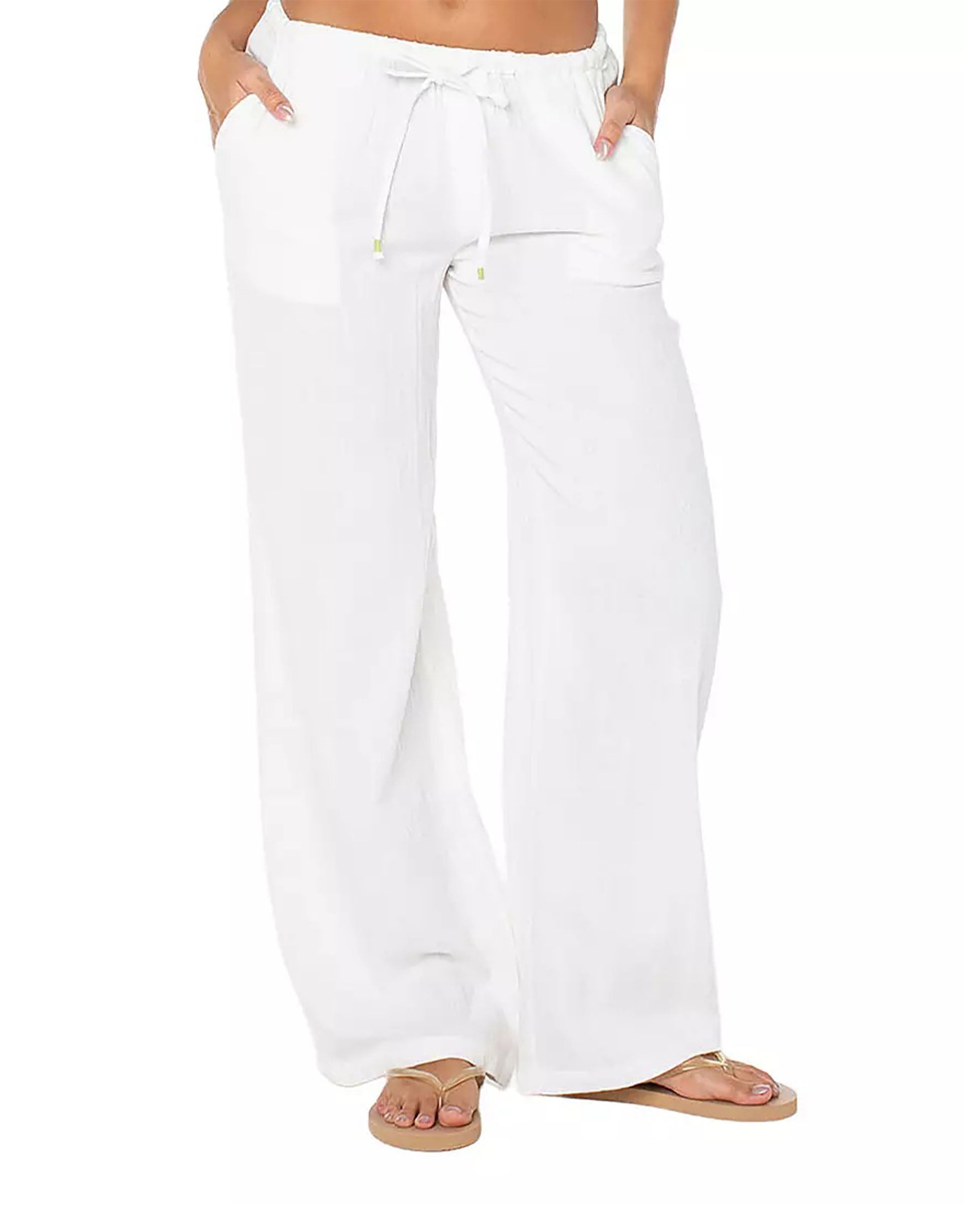 Roxy Women's Iyla Pant - Cloud Dancer