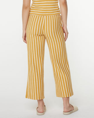 Roxy Women's Java Stripe Pants - Amber Gold High Tide Stripe
