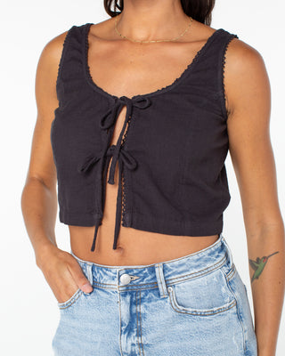 Roxy Women's Kayla Tank Top - Phantom Black