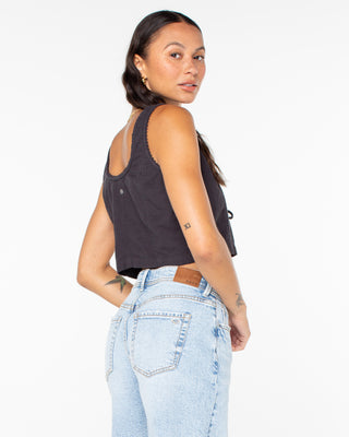 Roxy Women's Kayla Tank Top - Phantom Black