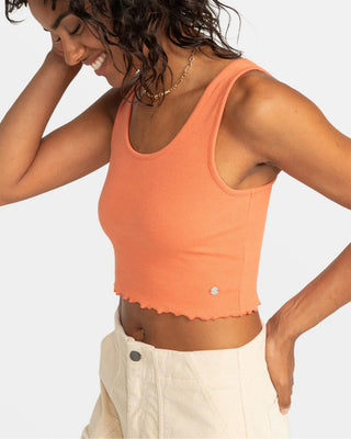 Roxy Women's Keep It Wavy Ribbed Tank Top