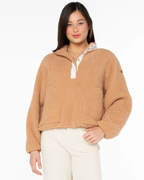 8YARDS Women's RIBSEPA-PULLOVER 2G ベージュM Z SUPPLY Women's Russell Sweater, Toffee, Tan, XS at Amazon