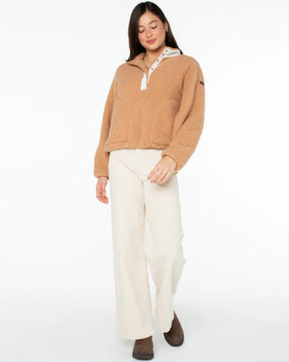 Roxy Women's Kipsie Solid Fleece Sweater
