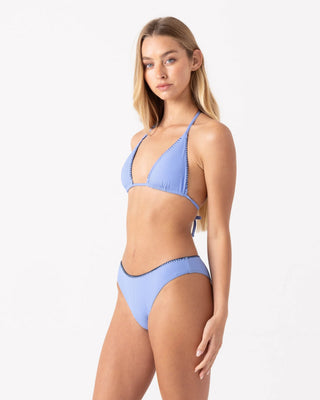 Roxy Women's Loop Me In Scoop Cheeky Bikini Bottom - Cornflower