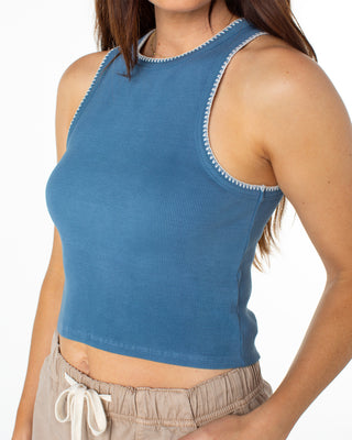 Roxy Women's Meant To Be Top - Captains Blue Solid