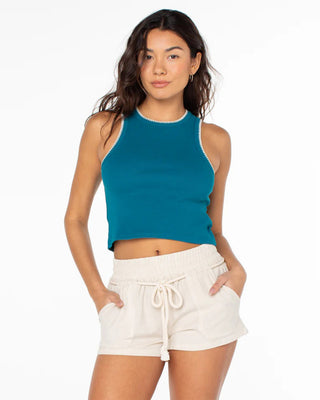 Roxy Women's Meant To Be Top - Deep Lagoon