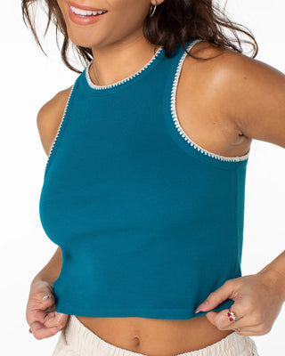Roxy Women's Meant To Be Top - Deep Lagoon