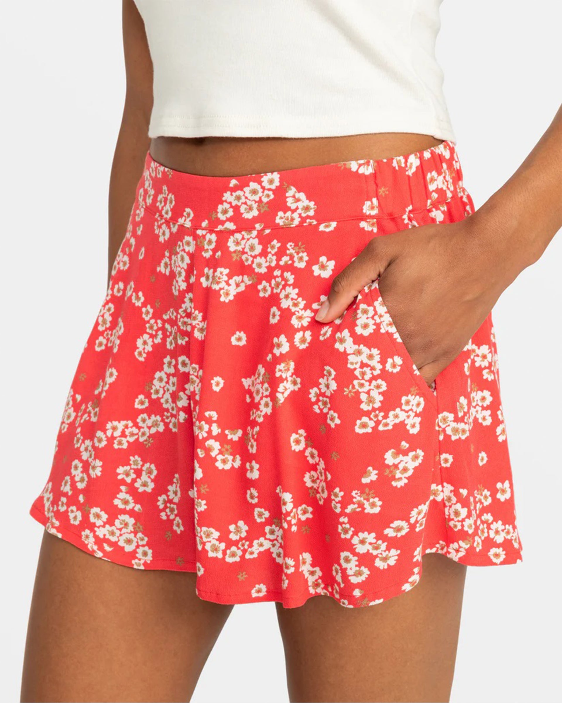 Roxy Women's Midnight Avenue Relaxed Fit Printed Shorts