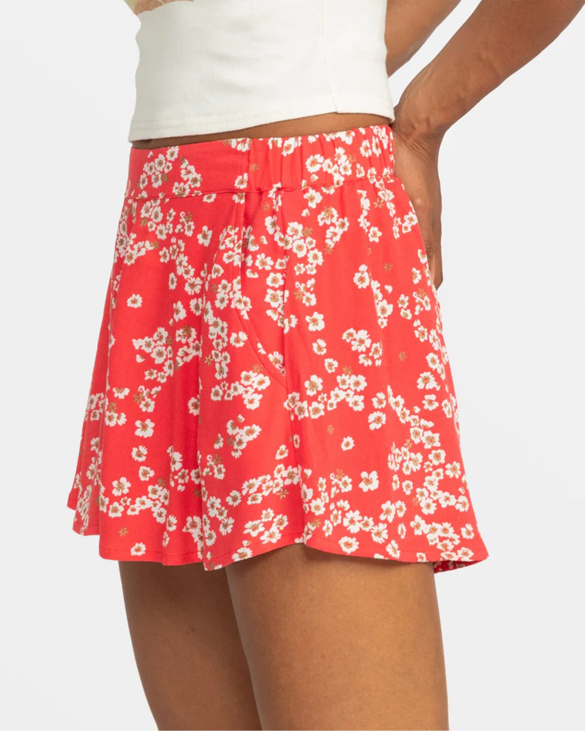 Roxy Women's Midnight Avenue Relaxed Fit Printed Shorts