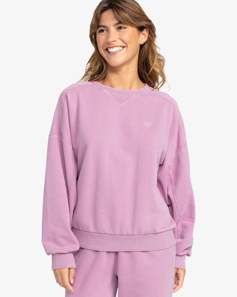 Oasis ×  Originals スウェット Oasis Haze Crewneck Sweatshirt - Mauve Orchid – Jack's Surfboards