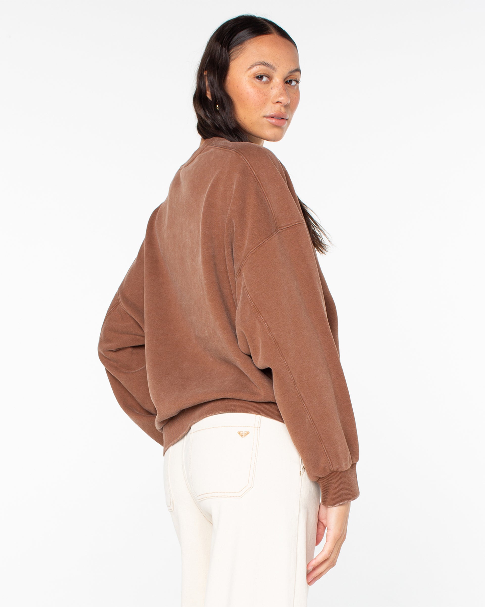 Oasis Haze Crewneck Sweatshirt - Brown – Jack's Surfboards