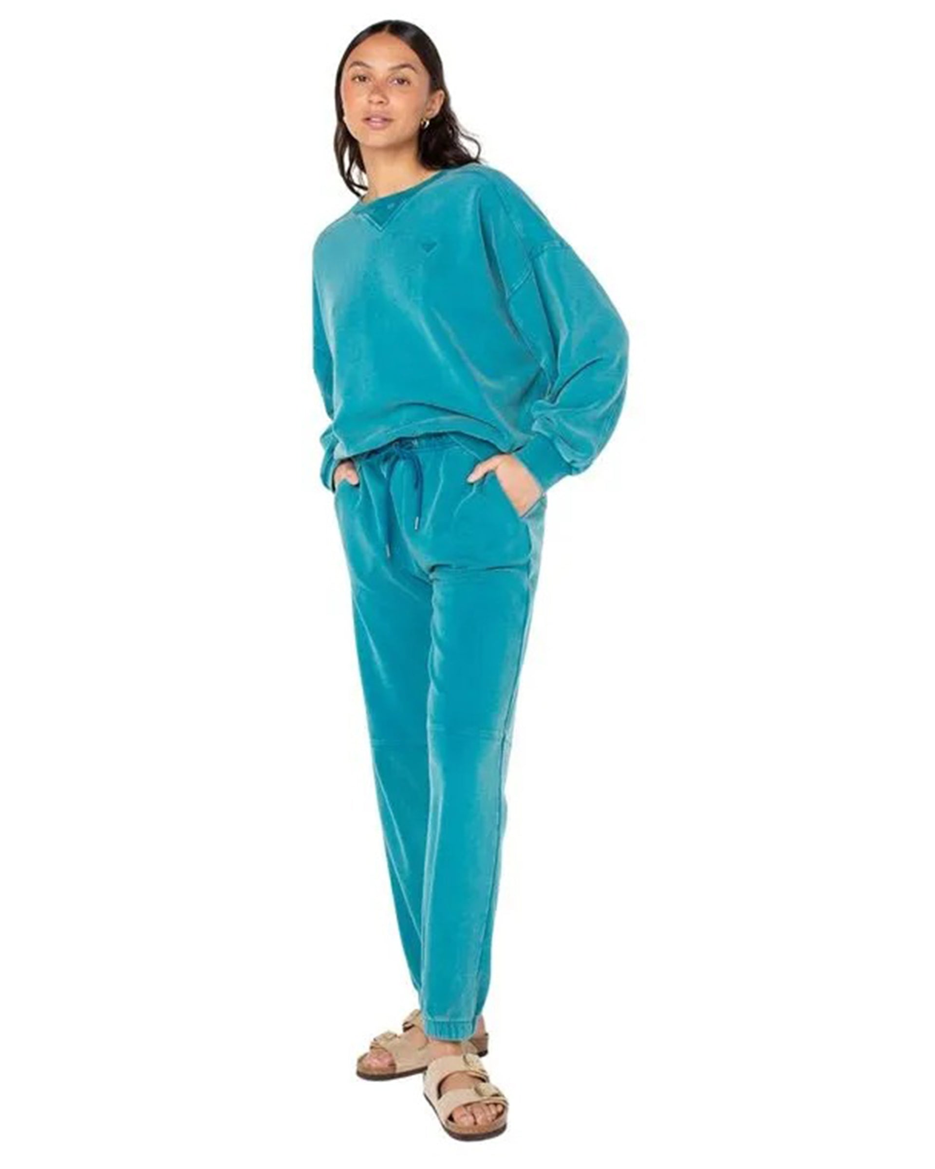Oasis Haze Crewneck Sweatshirt - Deep Lagoon – Jack's Surfboards