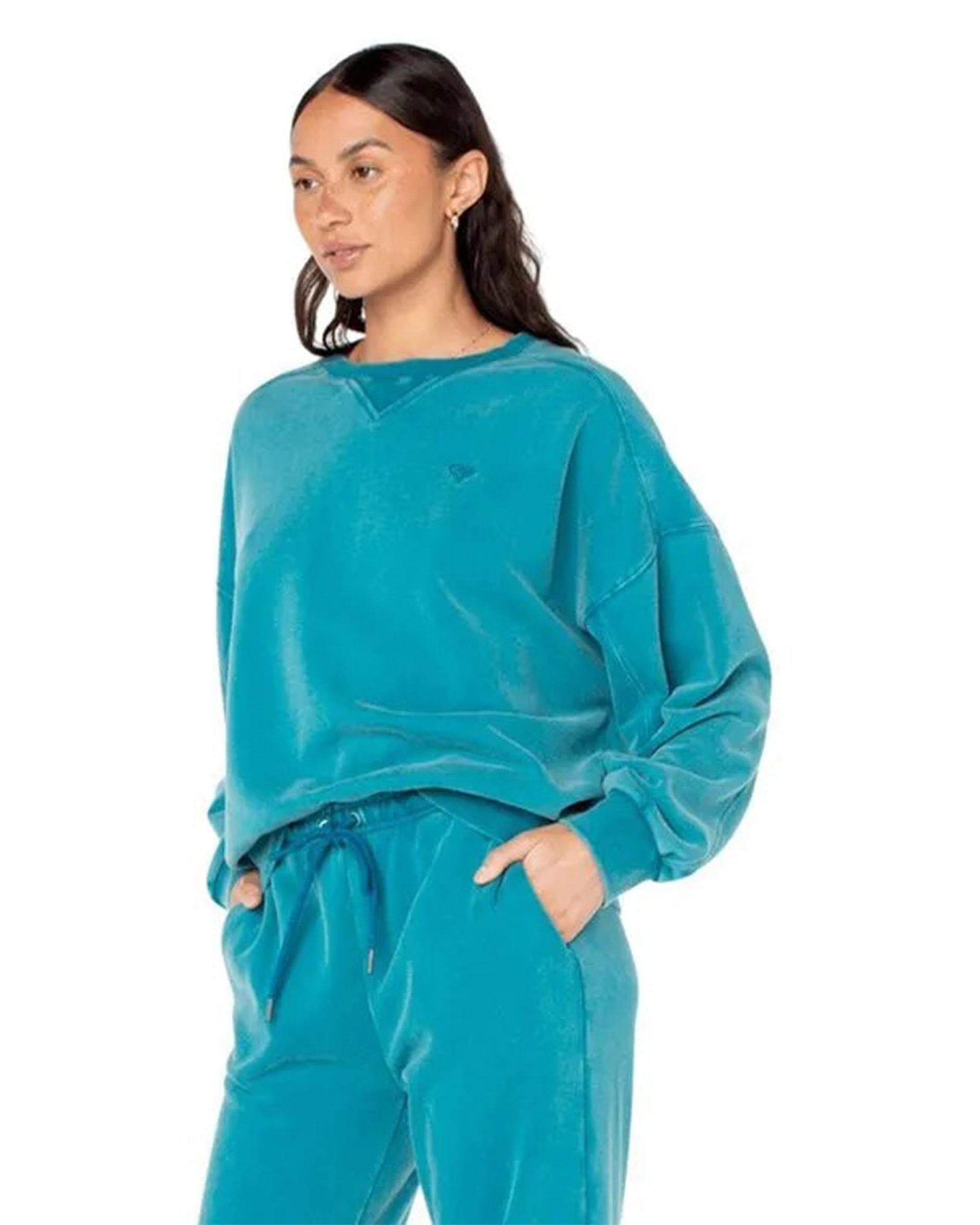 Oasis Haze Crewneck Sweatshirt - Deep Lagoon – Jack's Surfboards