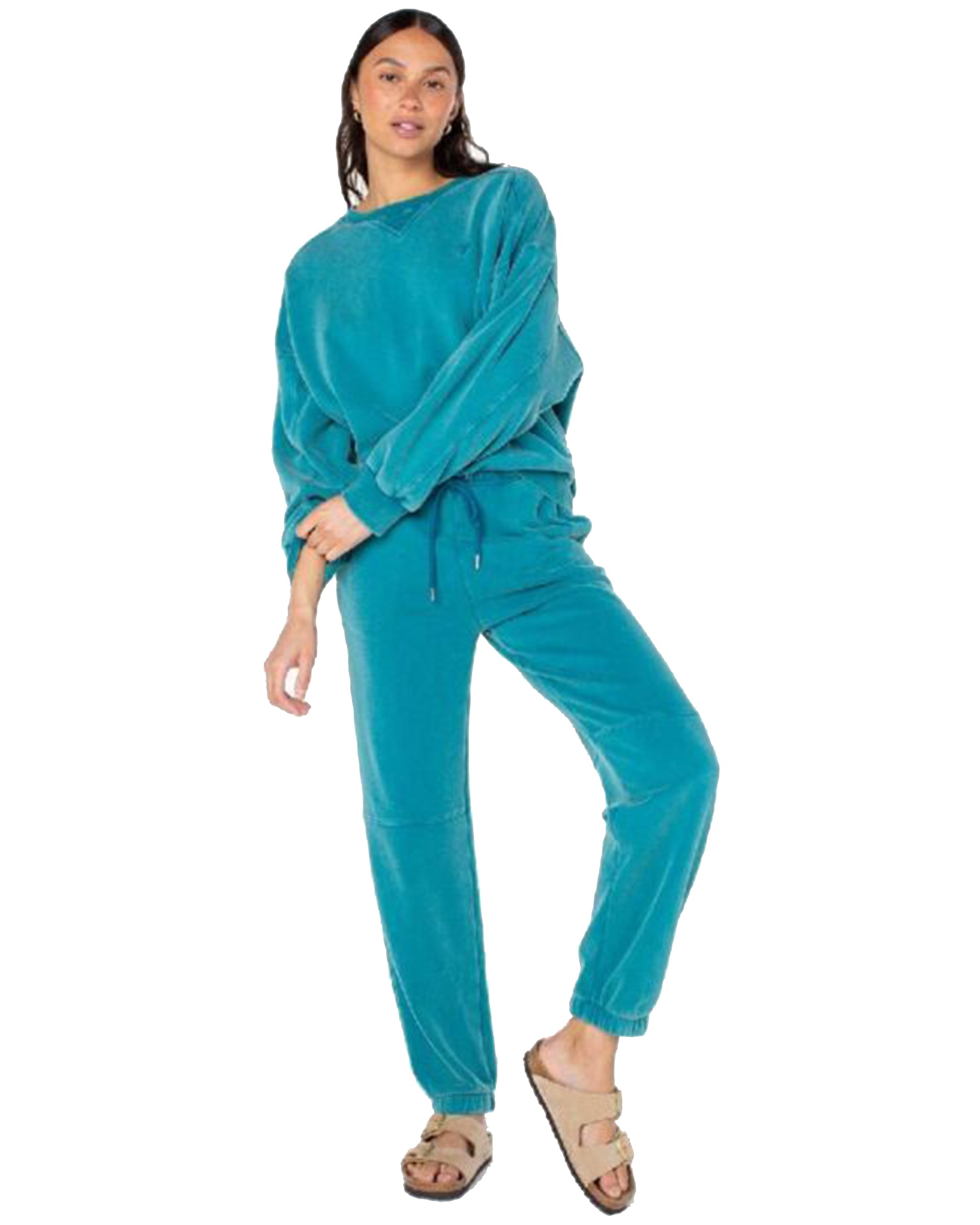 Roxy Women's Oasis Haze Pants - Deep Lagoon