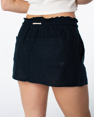 Roxy Women's Oceanside Mini Skirt - Anthracite