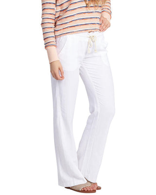 Roxy Women's Oceanside Pant - Sea Salt Solid