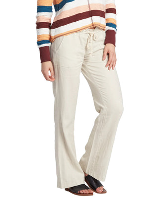 Roxy Women's Oceanside Pant - Stone Solid