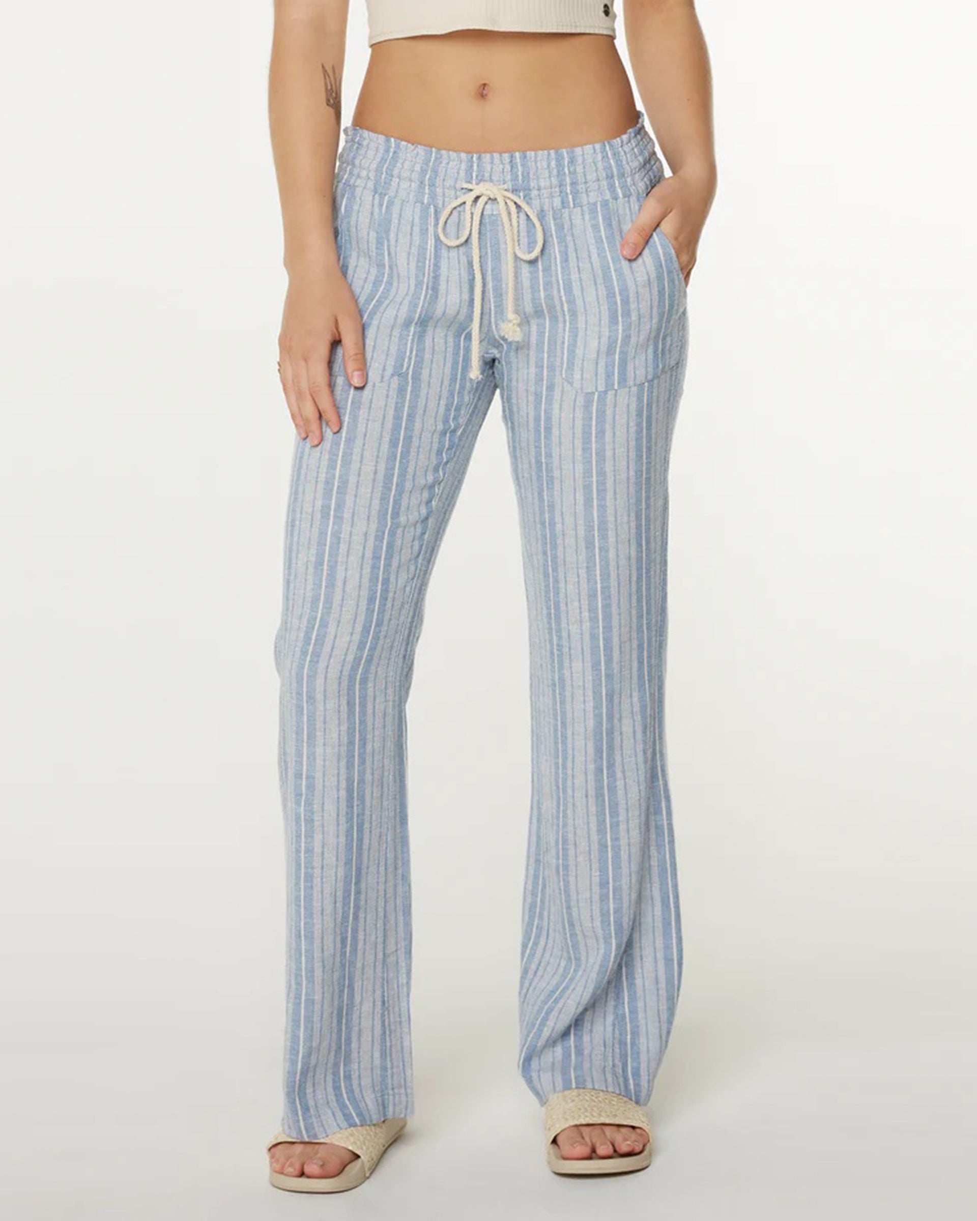Oceanside Striped Pant - Riviera Indigo Lisbon Stripe – Jack's