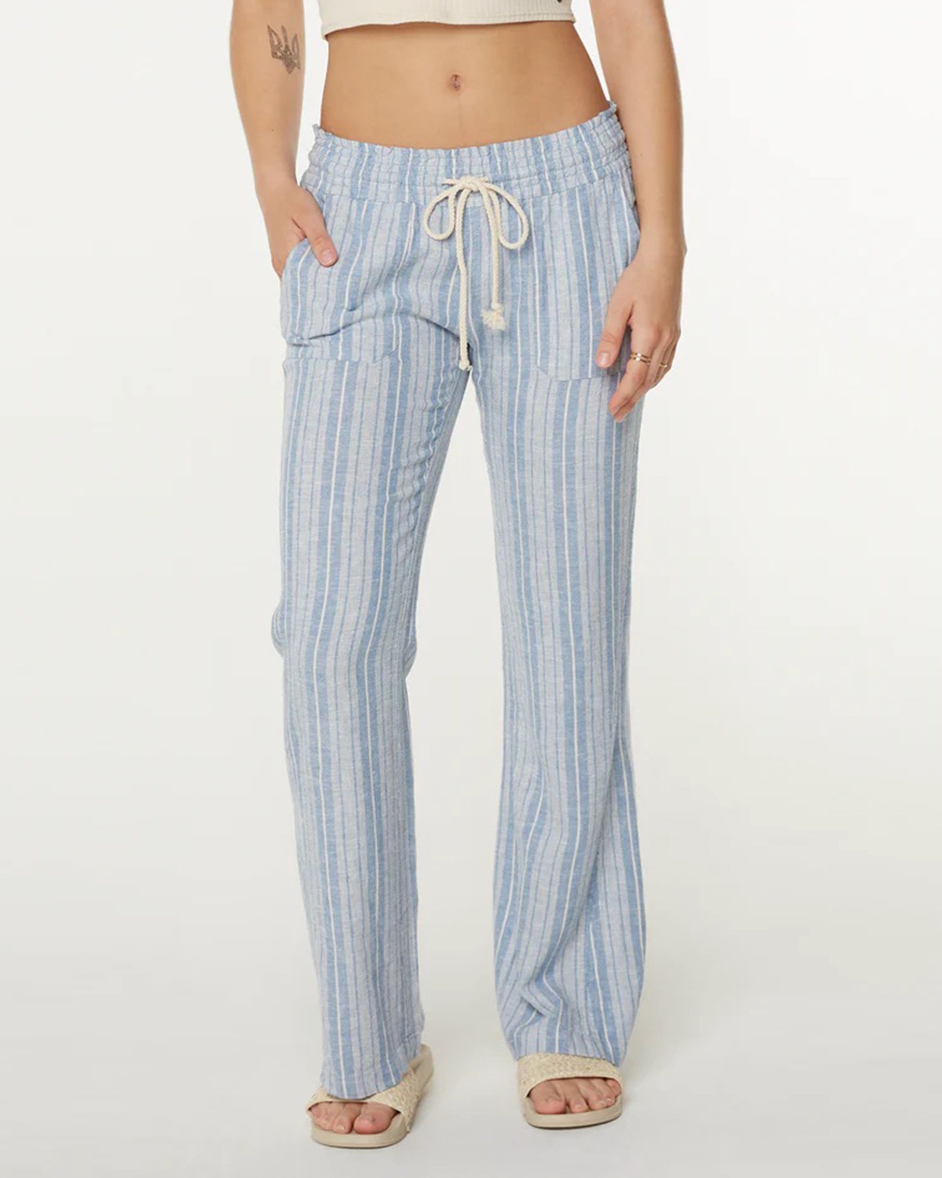 Oceanside Striped Pant - Riviera Indigo Lisbon Stripe – Jack's