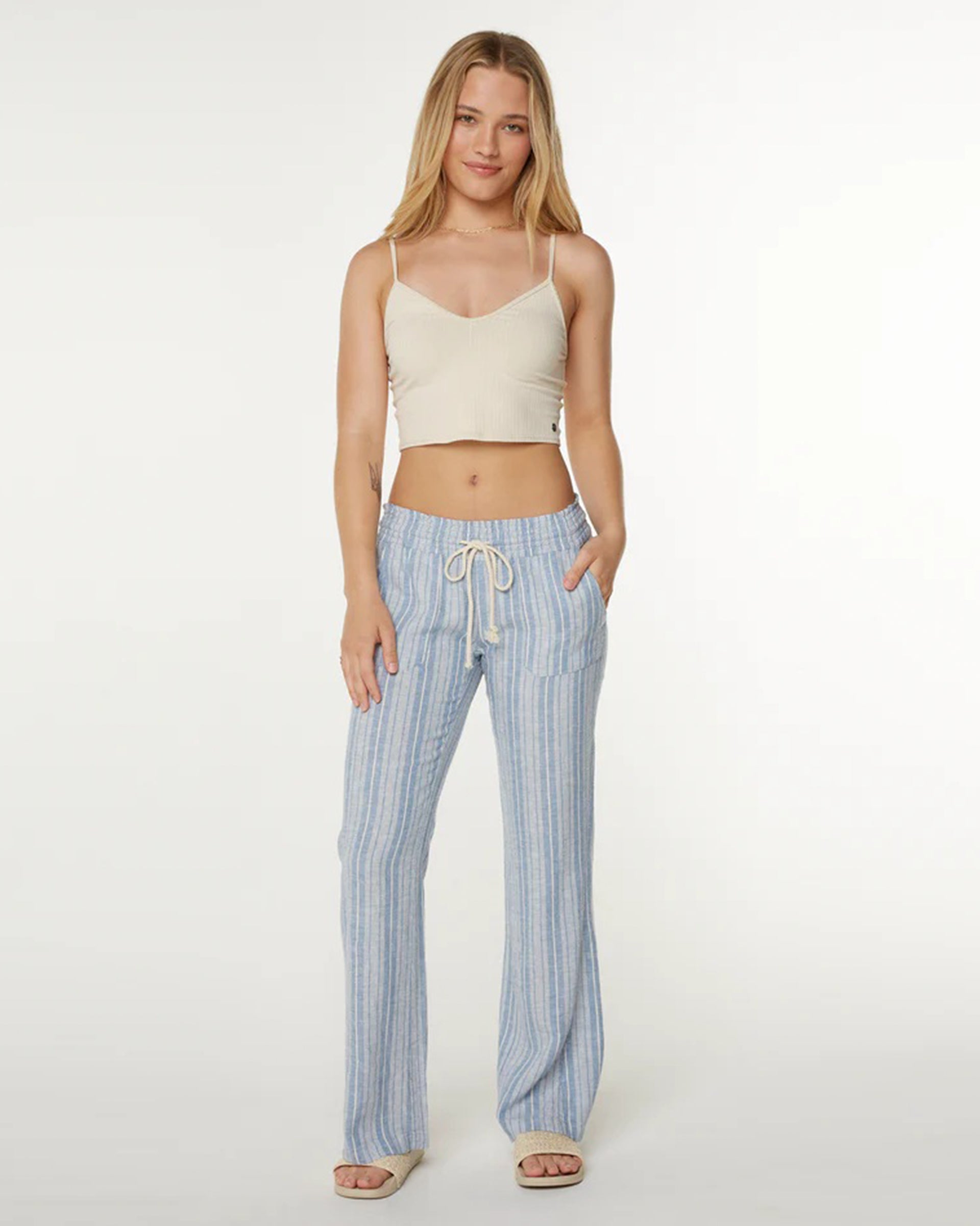 Oceanside - Wijd uitlopende broek voor Dames - Roxy Oceanside - Wijd uitlopende broek voor Dames - Roxy