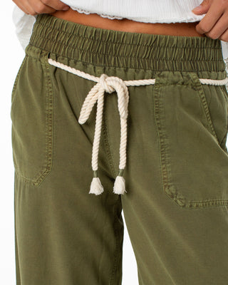 Roxy Women's Paddle On Pant - Olive Branch Solid