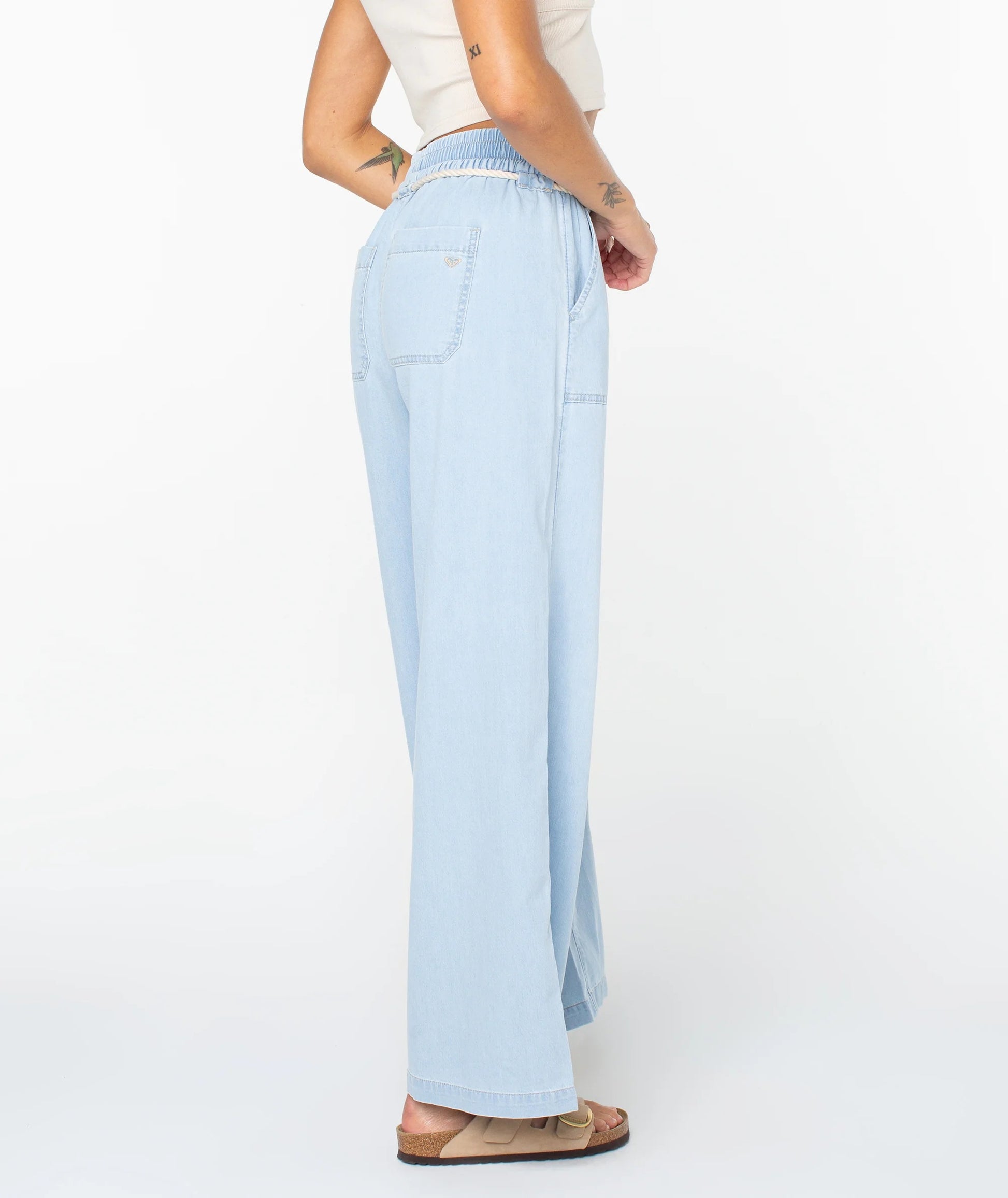 Roxy Women's Paddle On Pant - Beached Wash Denim