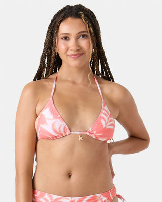 Roxy Women's Palm Haze Tiki Triangle Bikini Top - Coralmul