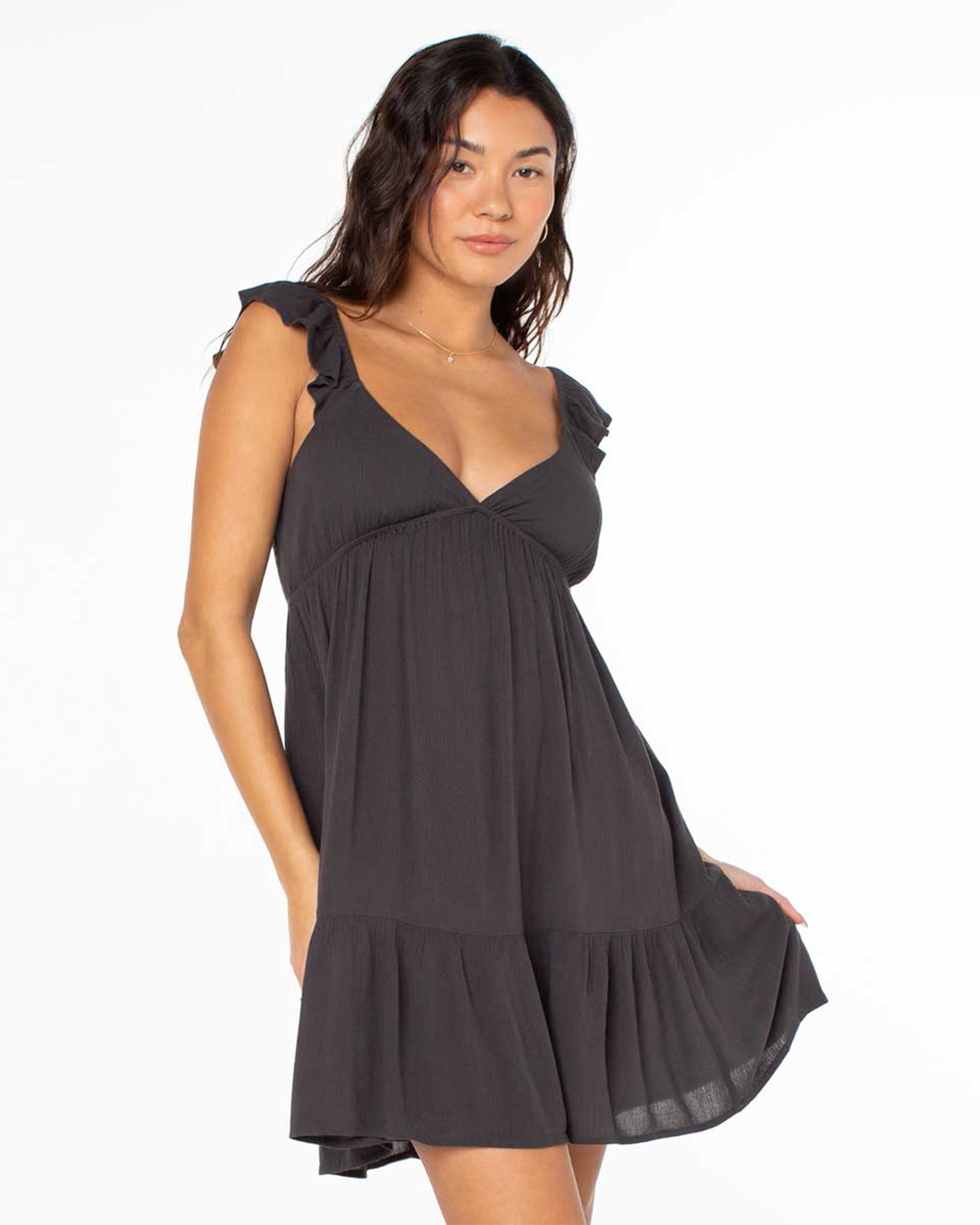 Roxy Women's Palmy Days Mini Dress - Anthracite