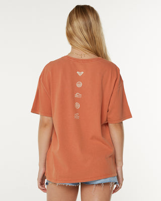 Roxy Protect The Locals Short Sleeve T-Shirt - Aragon