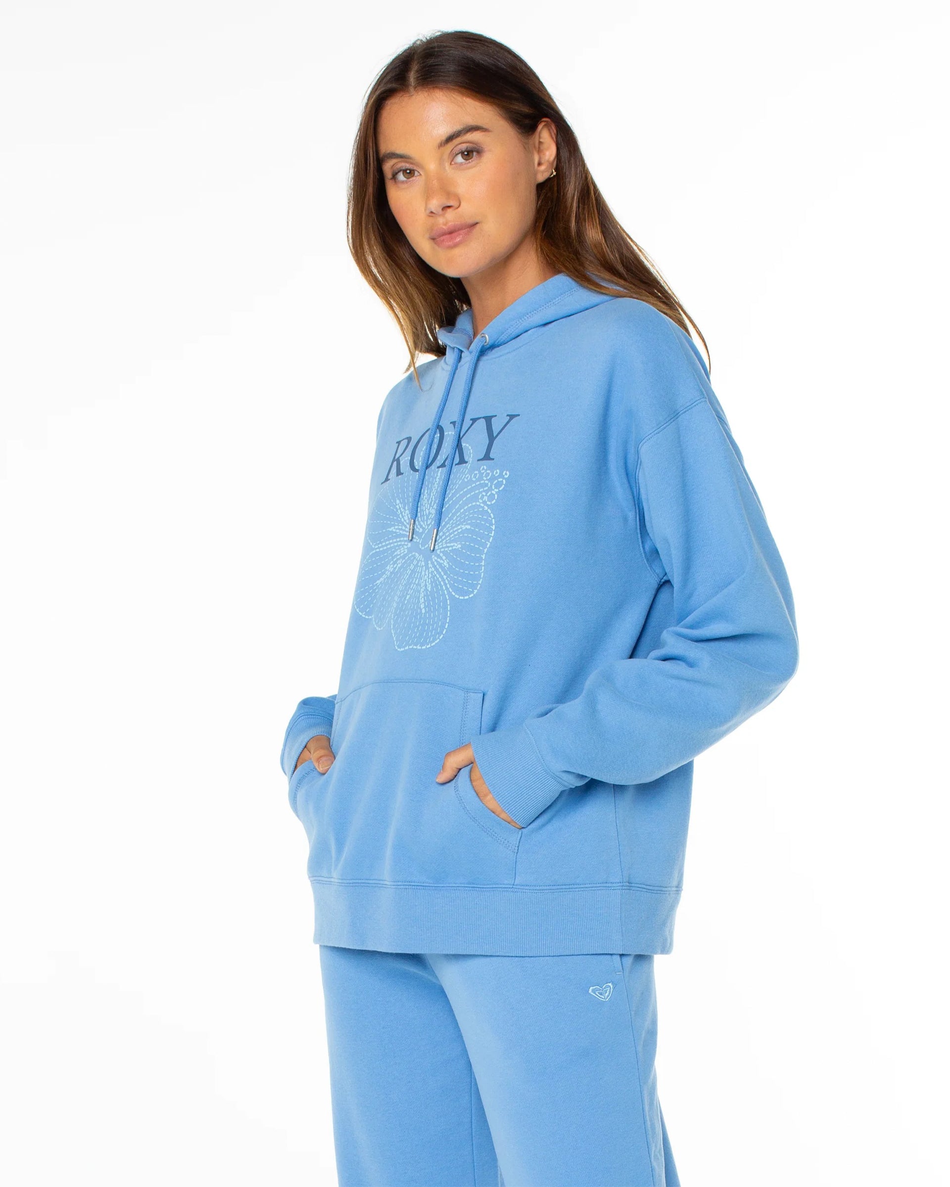Roxy Women's Raya Hoodie - Silver Lake