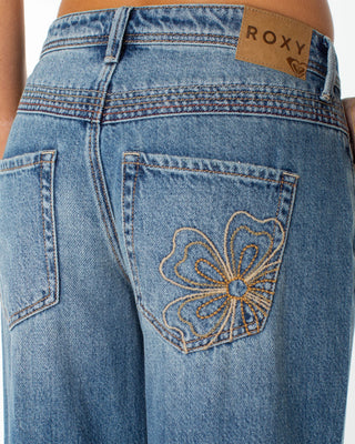 Women's Refuge Retro Pant - Playa Petal Denim Wash