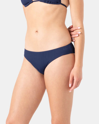 Roxy Women's Rib Roxy Love Hipster Mod Bikini Bottom - Mood Indigo
