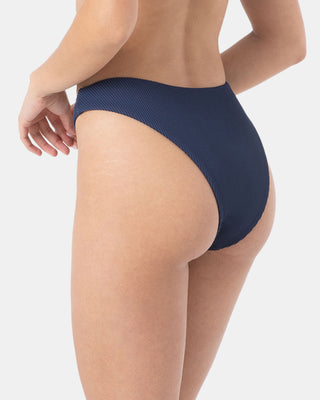 Roxy Women's Rib Roxy Love Scoop Cheeky Bikini Bottom - Mood Indigo