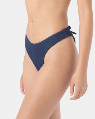 Roxy Women's Rib Roxy Love Scoop Cheeky Bikini Bottom - Mood Indigo