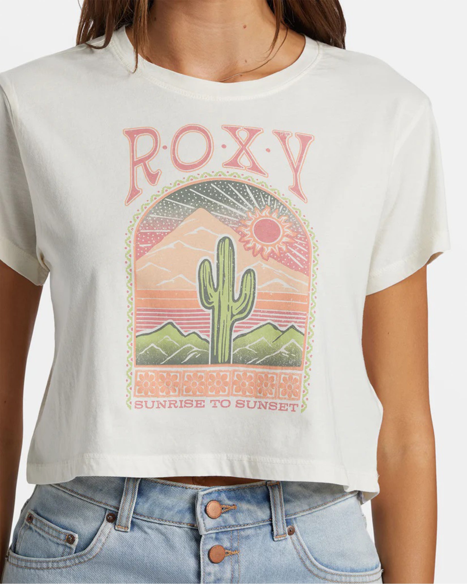 Roxy Women's Saguaro Cropped T-Shirt