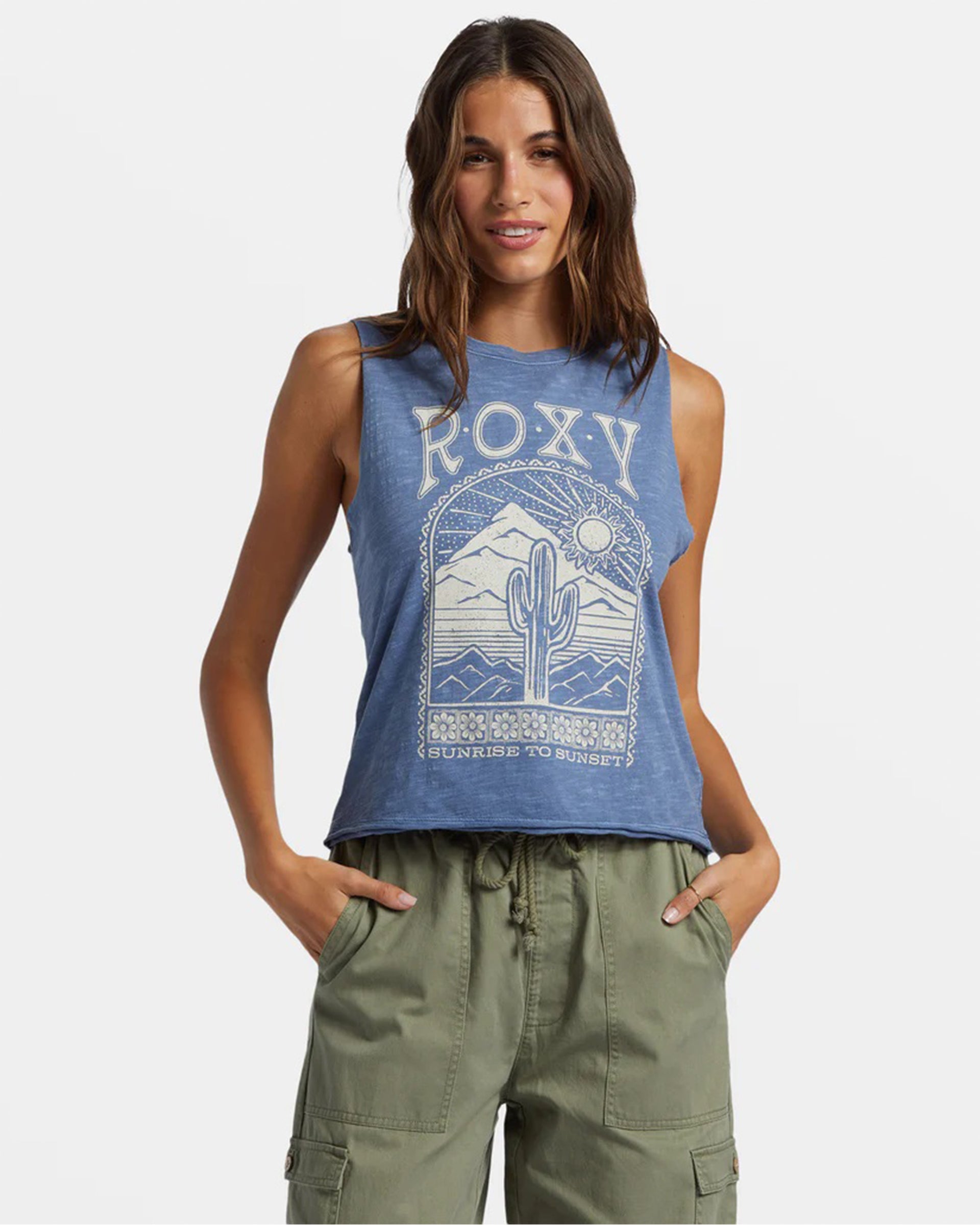 Roxy Women's Saguaro Muscle Tank Top