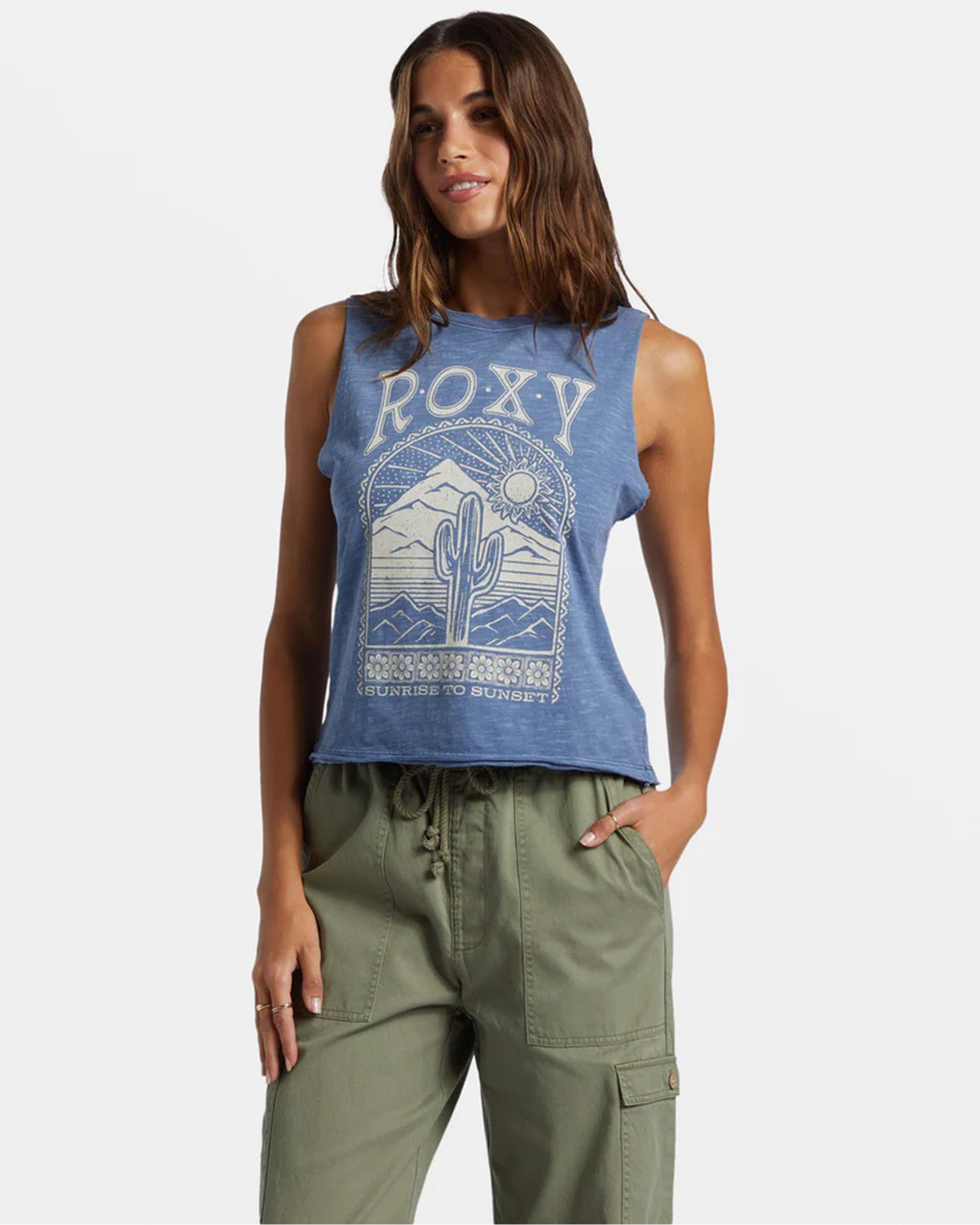 Roxy Women's Saguaro Muscle Tank Top