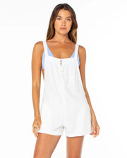 Roxy Women's Sail & Bow Jumpsuit - Cloud Dancer Solid
