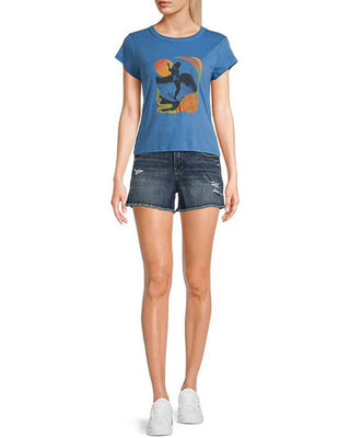 Roxy Women's Salt Soul 90's Baby Tee - Star Sapphire