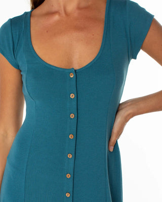 Roxy Women's Sea Breeze Mini Dress - Dragonfly Solid