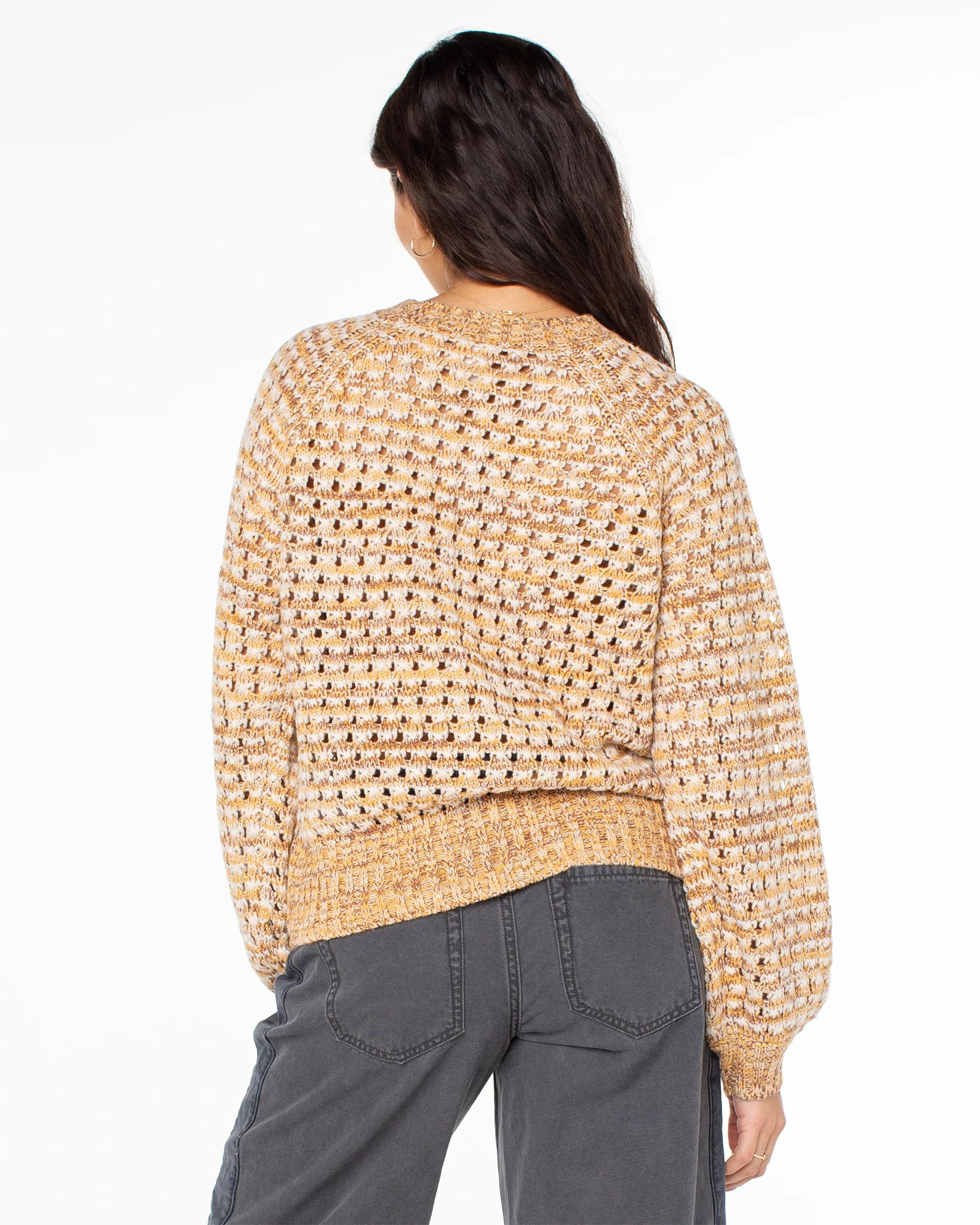 Roxy Women's Seascape Crewneck Sweater - Pumice Stone