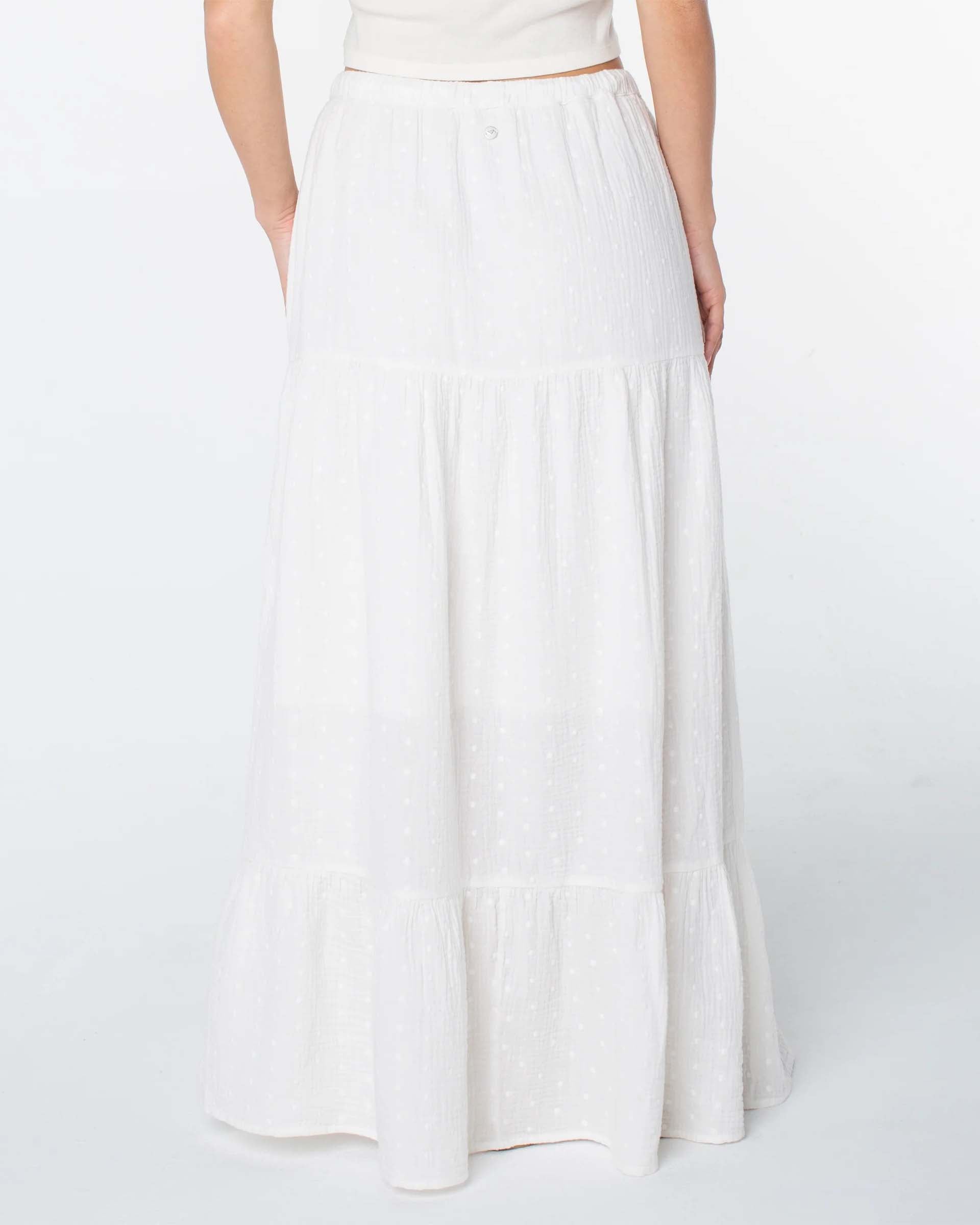 Roxy Women's Side Street Skirt - Cloud Dancer Solid