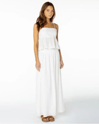 Roxy Women's Sophie Maxi Skirt - Coconut Milk Solid