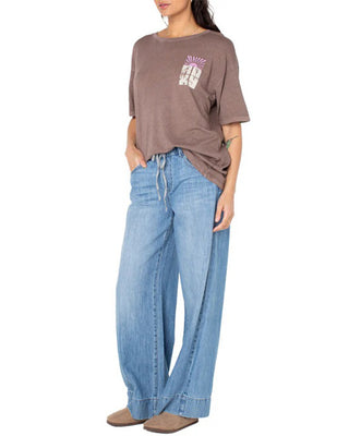 Roxy Women's Stay Salty GBFC T-Shirt - Tiramisu