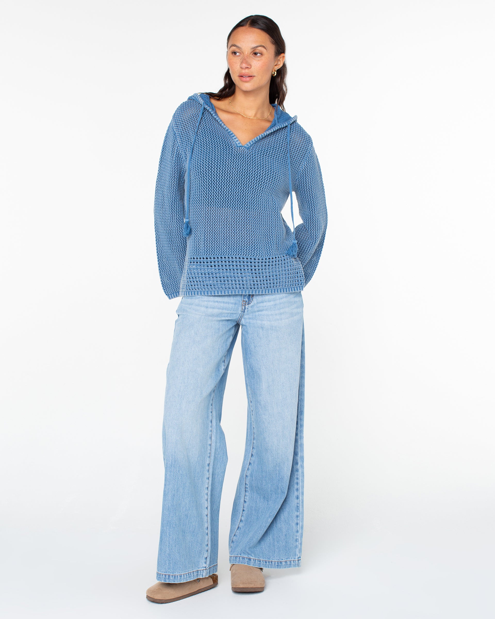 Roxy Women's Summer Nights Tunic - Captains Blue Solid