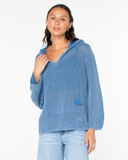 Roxy Women's Summer Nights Tunic - Captains Blue Solid