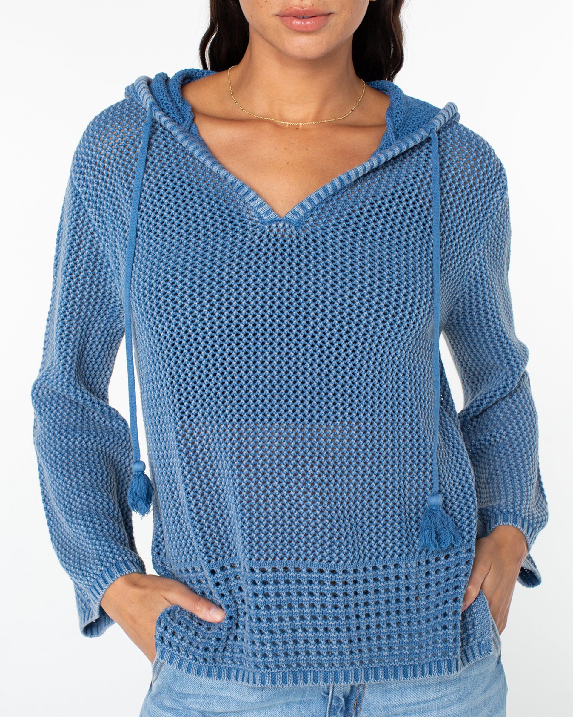 Roxy Women's Summer Nights Tunic - Captains Blue Solid